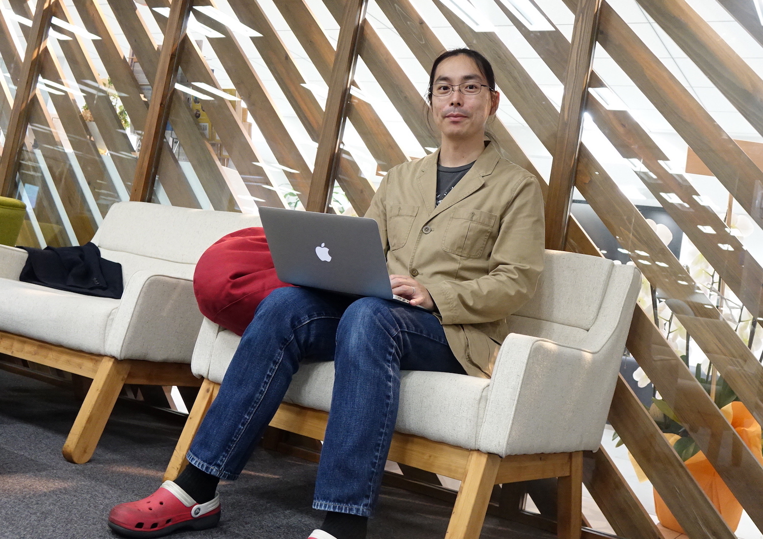 in the Money Forward office